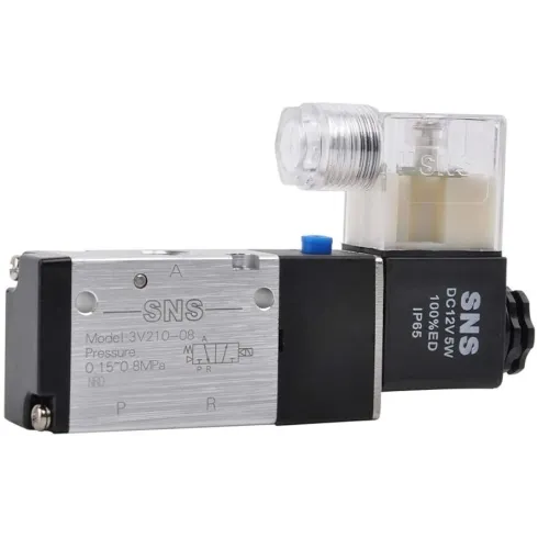 Распределитель с электромагнитным управлением SNS 3V220-08-DC12V