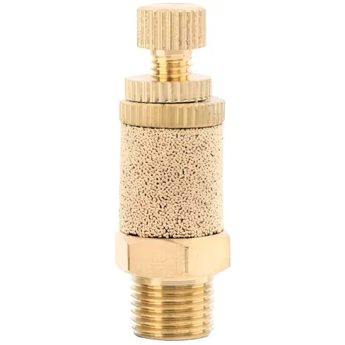 Глушитель латунный c дросселем SNS PSB-01