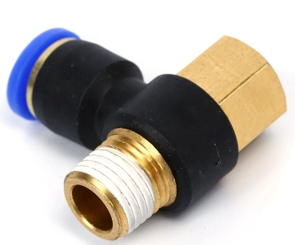 Тройник цанговый T-образный с резьбой SNS SPHF-6-01