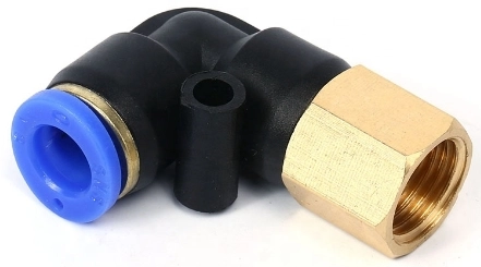 Штуцер цанговый угловой SNS SPLF-8-03