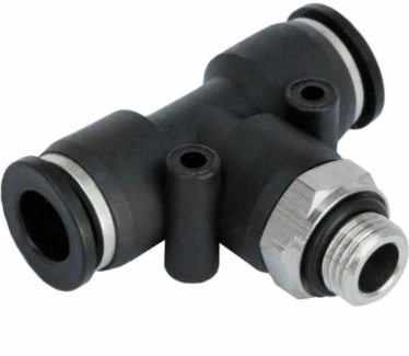 Тройник цанговый с резьбой SNS SPB-6-M5C