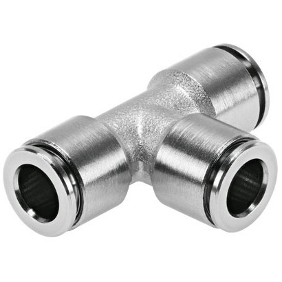 Тройник цанговый E.MC SPE-06P из нержавеющей стали