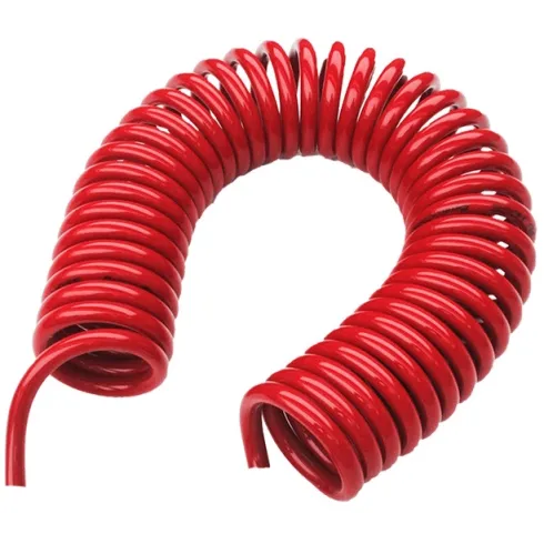 Спиральная полиуретановая трубка KIPVALVE UL-08055-RD-15M-E100-F100-D40