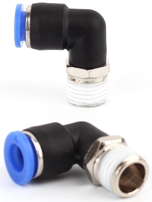 Штуцер цанговый угловой SNS SPL-12-G02