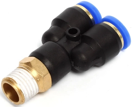 Тройник цанговый SNS SPX-10-G04