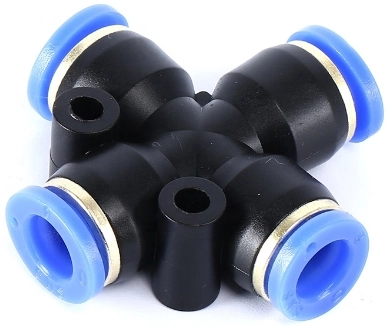 Фитинг цанговый крестообразный SNS SPXL-6