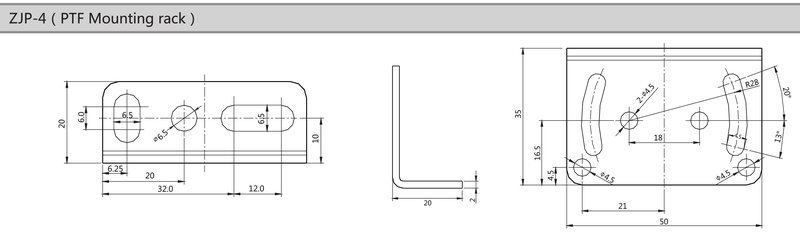 Монтажный кронштейн LANBAO ZJP-4
