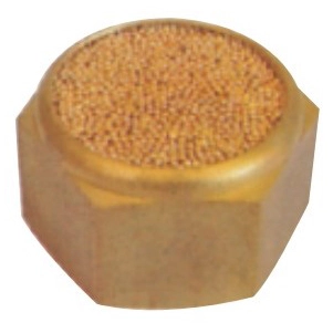 Глушитель латунный резьбовой пневматический E.MC VF-10 3/8