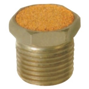 Глушитель латунный резьбовой пневматический E.MC VS-15 1/2