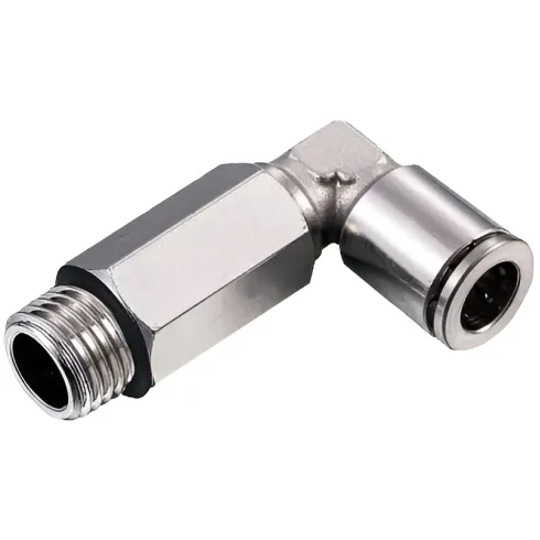 Штуцер цанговый удлиненный угловой XCPC XMPLL-08-G04