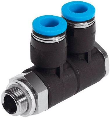 Тройник цанговый поворотный XCPC XPHT-10-04