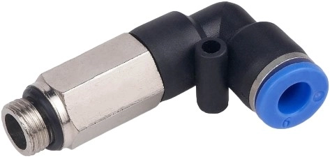 Штуцер цанговый угловой удлиненный XCPC XPLL-06-G02