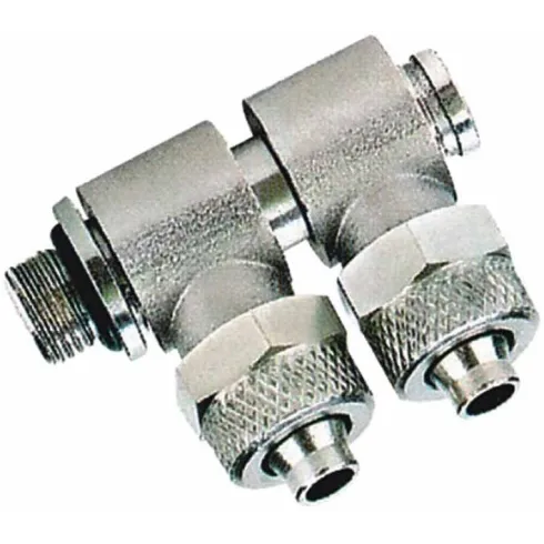 Тройник с накидной гайкой XCPC XRPDH-4/2-M5