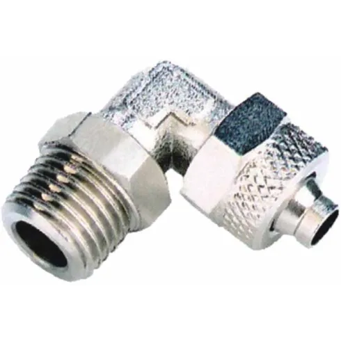 Штуцер угловой с накидной гайкой XCPC XRPL-4/2-M5