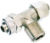 Тройник с резьбой и накидной гайкой XCPC XRPTN-5/3-M5