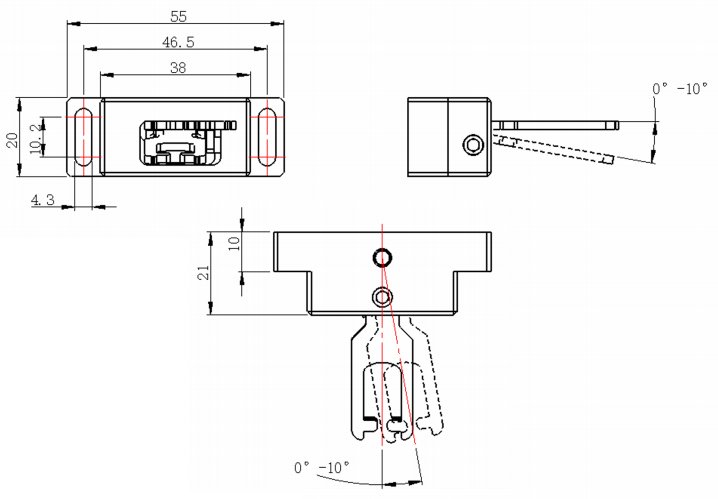 Ключ-актуатор CYNDAR GUCP-09