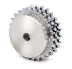 Звездочка трехрядная со ступицей под расточку Sati для цепи 32B-3 , z=9, 2” x 1”1/4 PT16009 (PHS 32B-3B9)